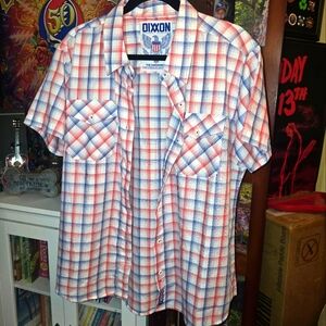 DIXXON Men's Multicolor Plaid Shirt